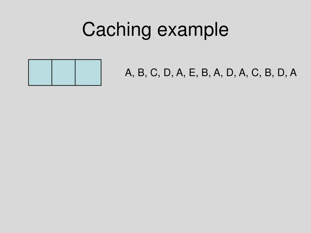 caching example