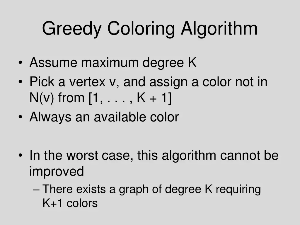 greedy coloring algorithm