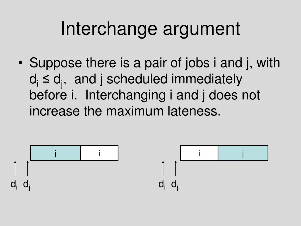 interchange argument