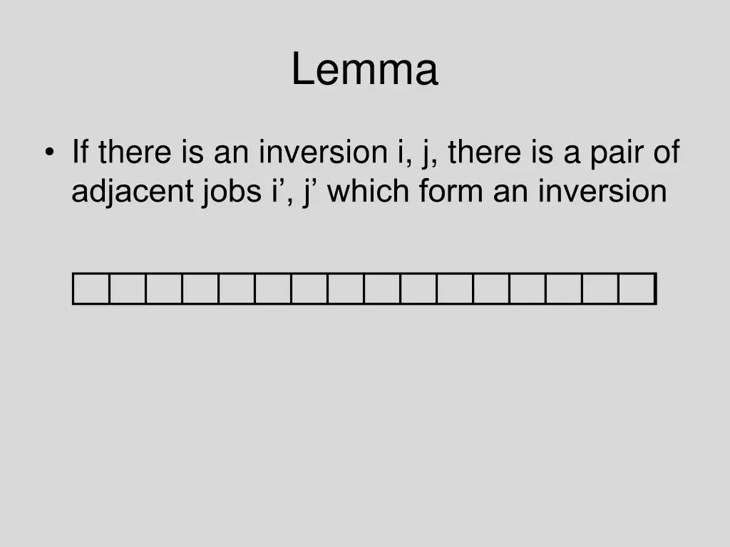 lemma