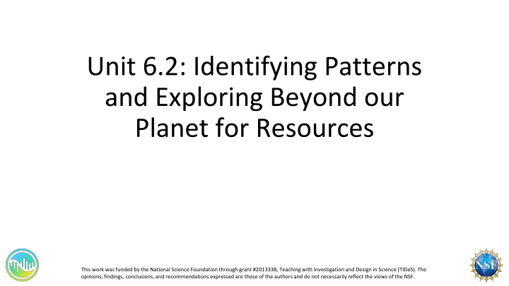 unit 6 2 identifying patterns and exploring