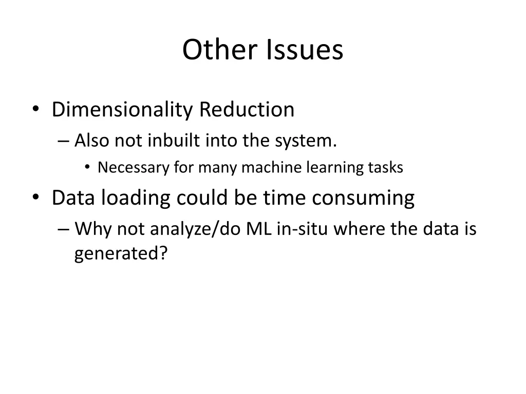other issues