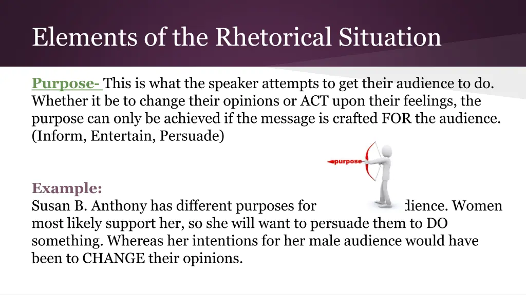 elements of the rhetorical situation 2