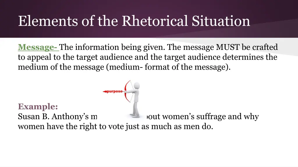 elements of the rhetorical situation 3