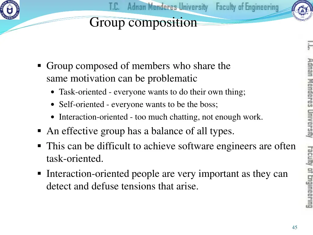 group composition