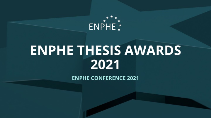 enphe thesis awards 2021 enphe conference 2021