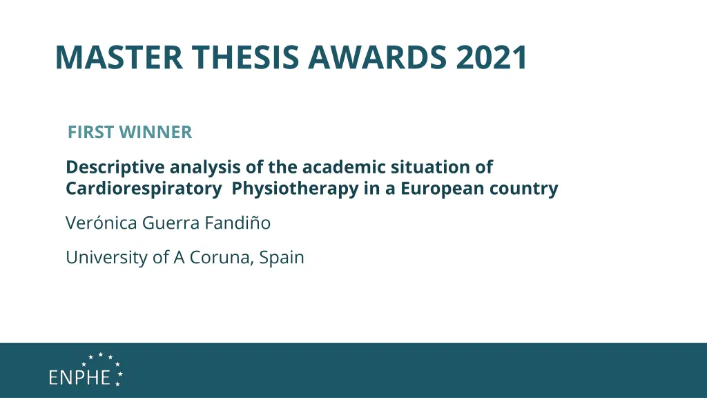 master thesis awards 2021