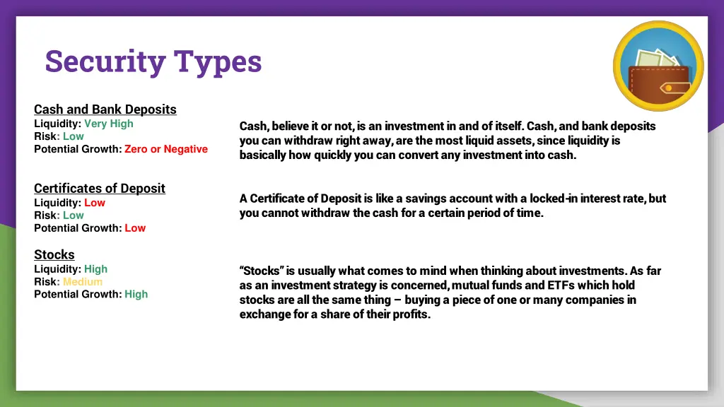 security types