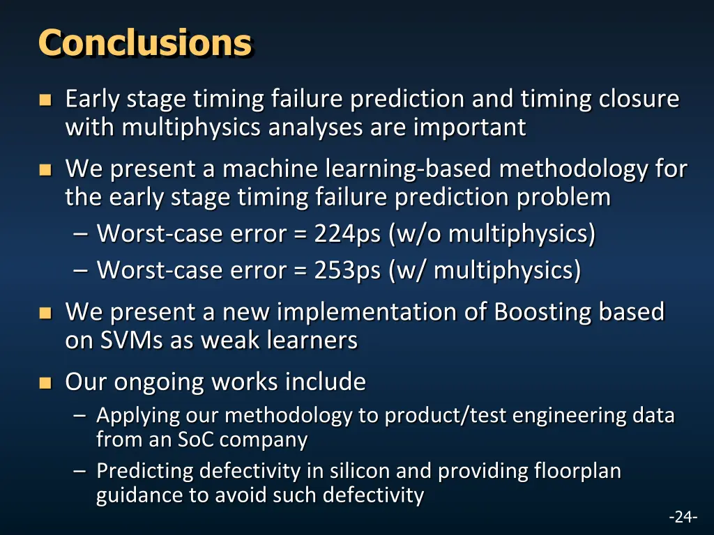 conclusions