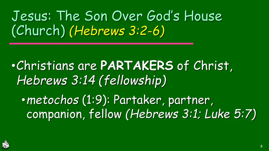jesus the son over god s house church hebrews 1