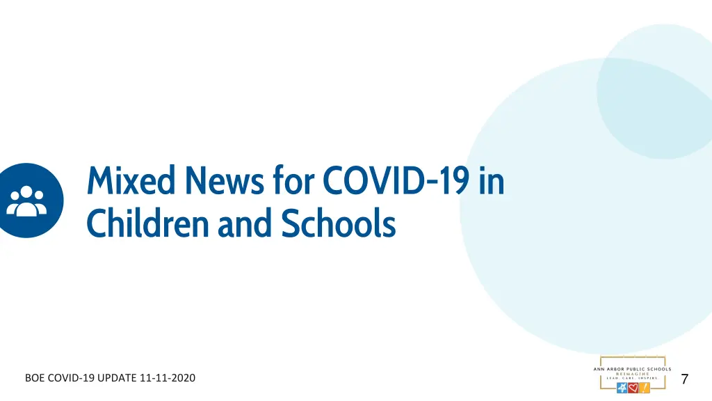 mixed news for covid 19 in children and schools