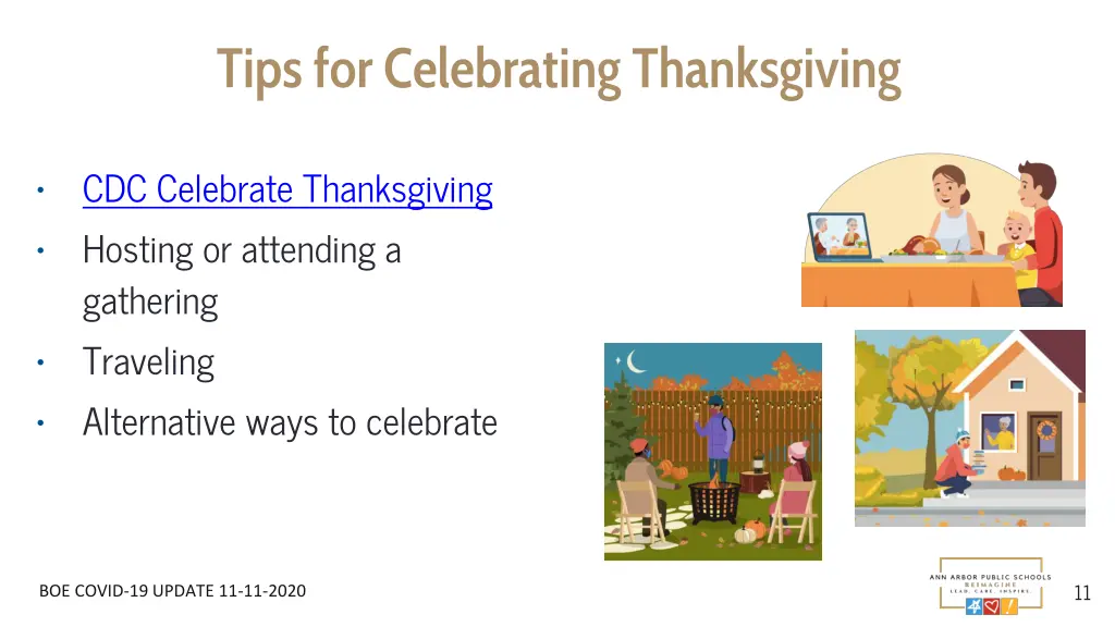 tips for celebrating thanksgiving