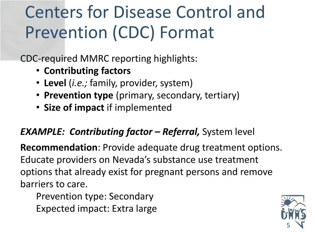 centers for disease control and prevention