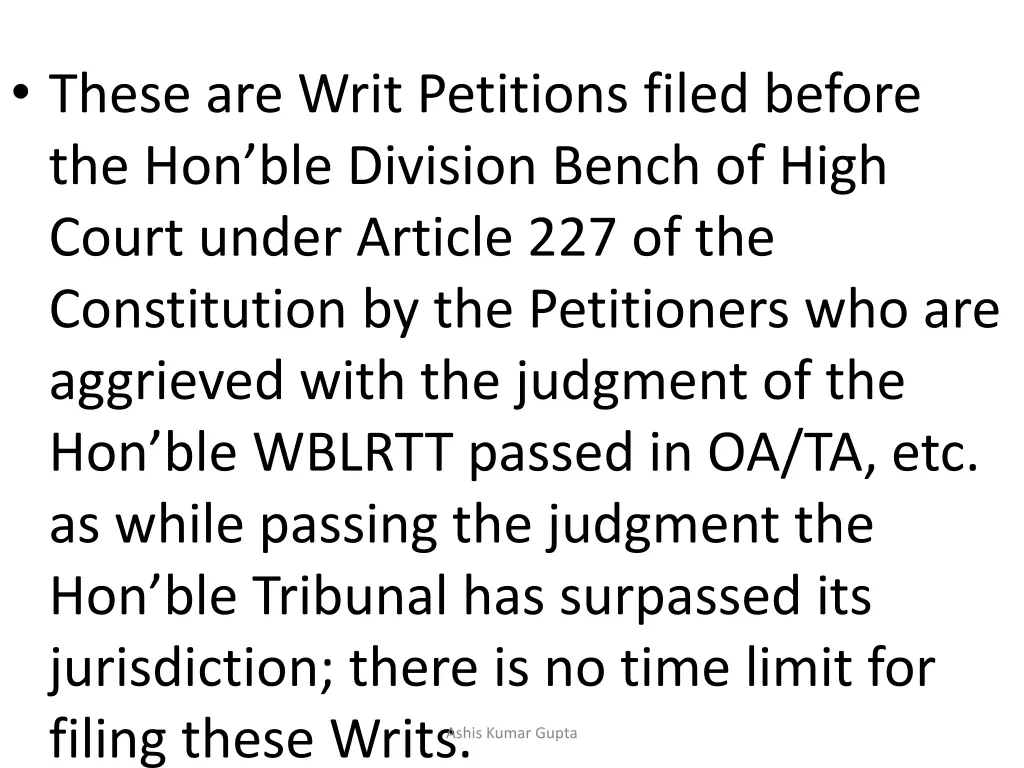 these are writ petitions filed before