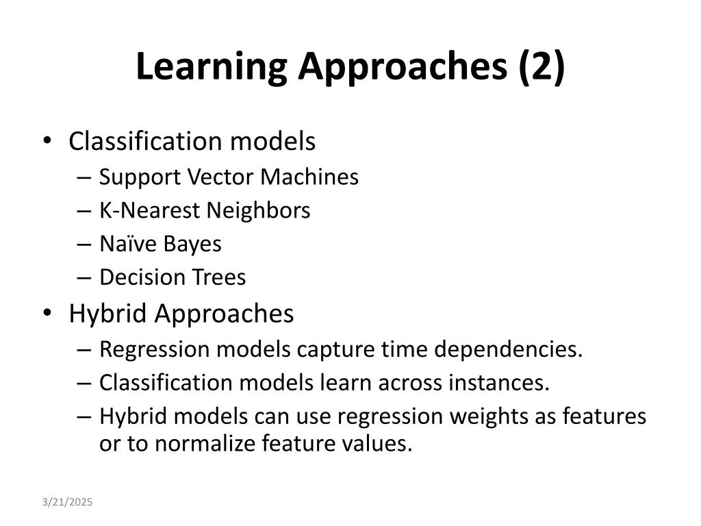 learning approaches 2