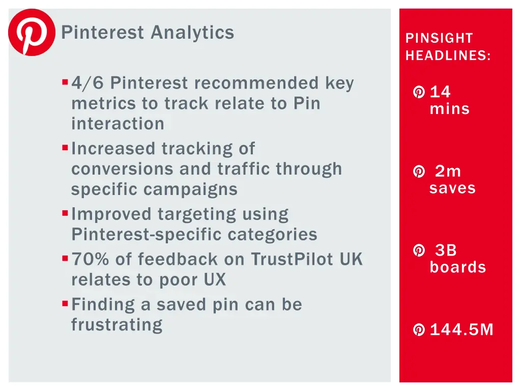 pinterest analytics