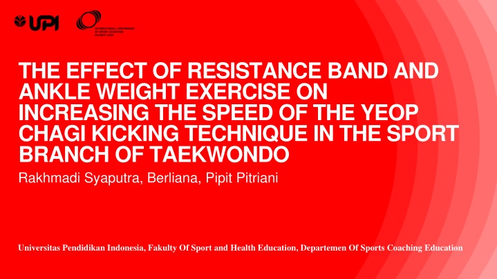 the effect of resistance band and ankle weight
