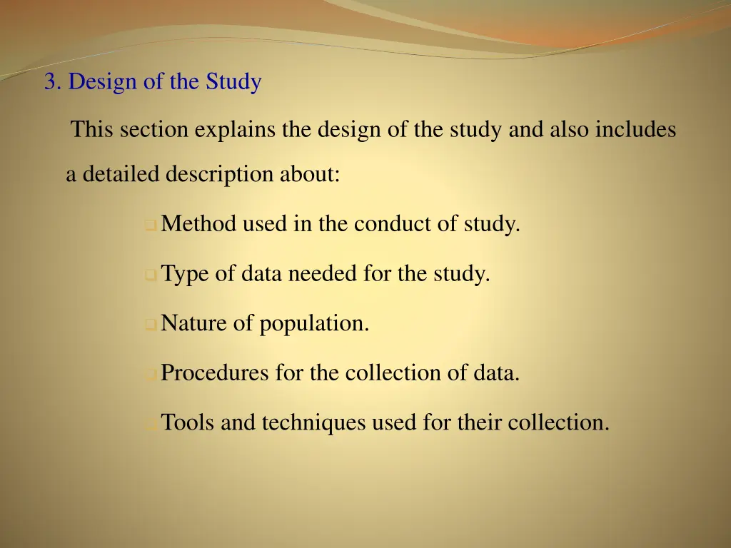 3 design of the study
