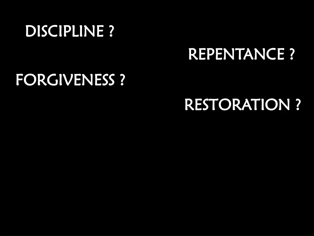 discipline discipline