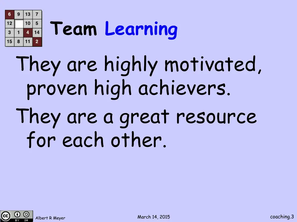 team learning they are highly motivated proven