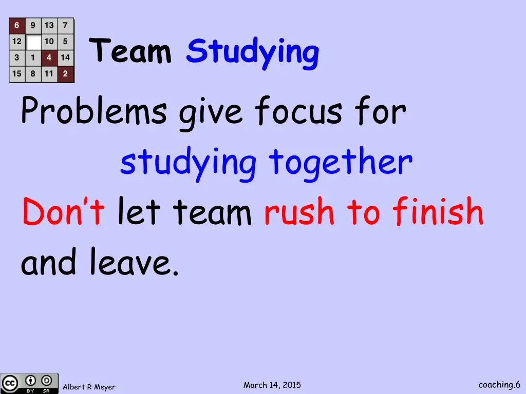 team studying