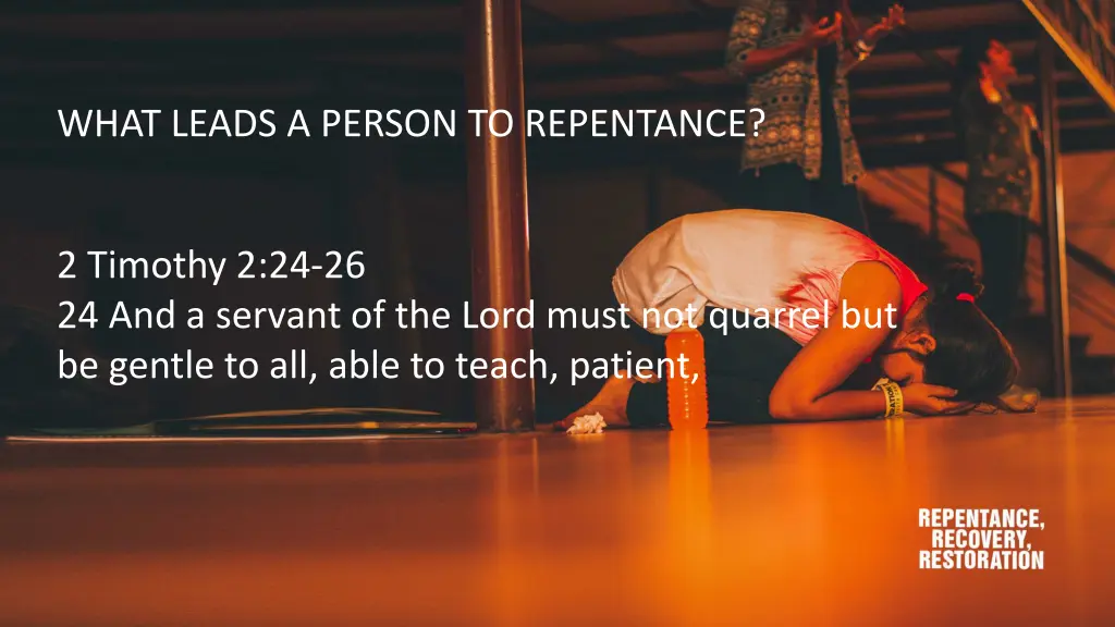 what leads a person to repentance 5