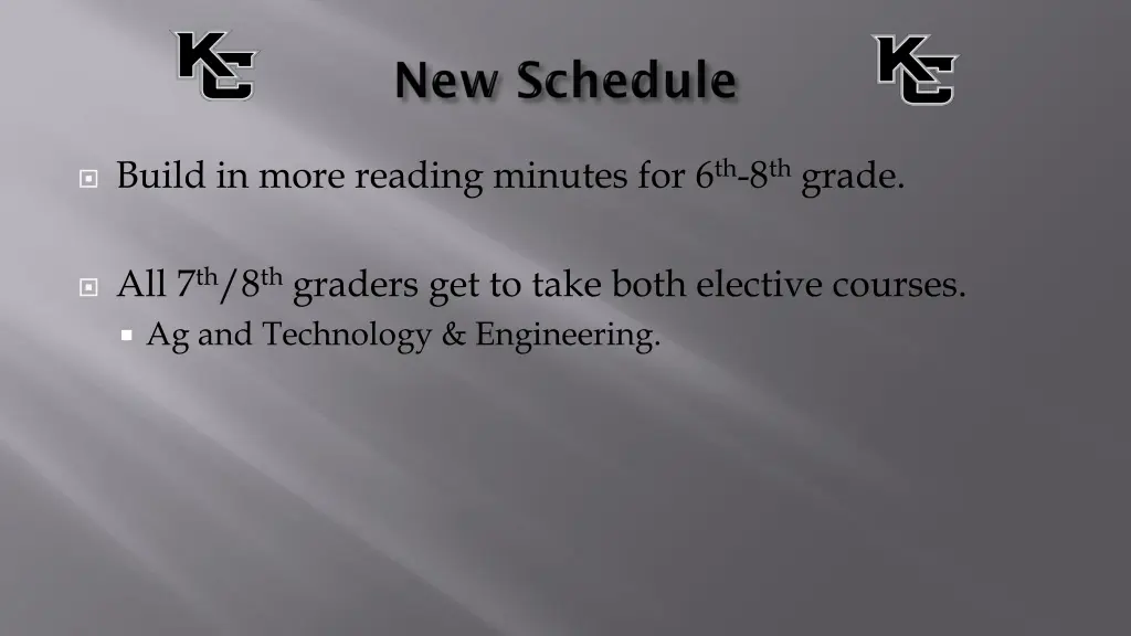 build in more reading minutes for 6 th 8 th grade