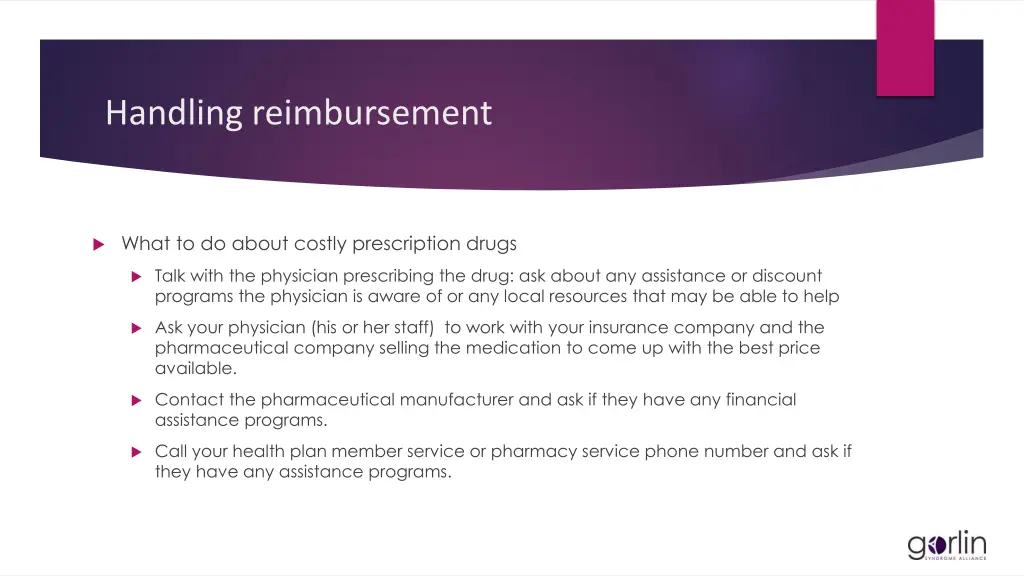 handling reimbursement 1
