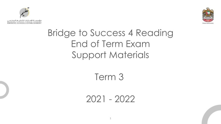 bridge to success 4 reading end of term exam