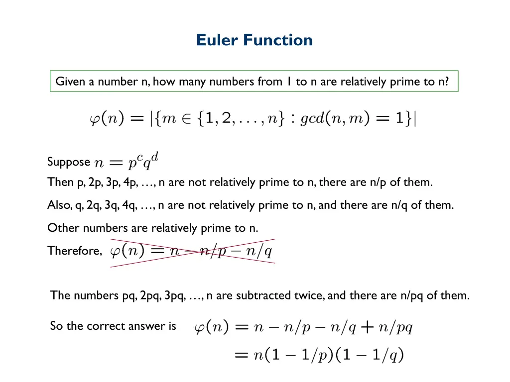 euler function 1