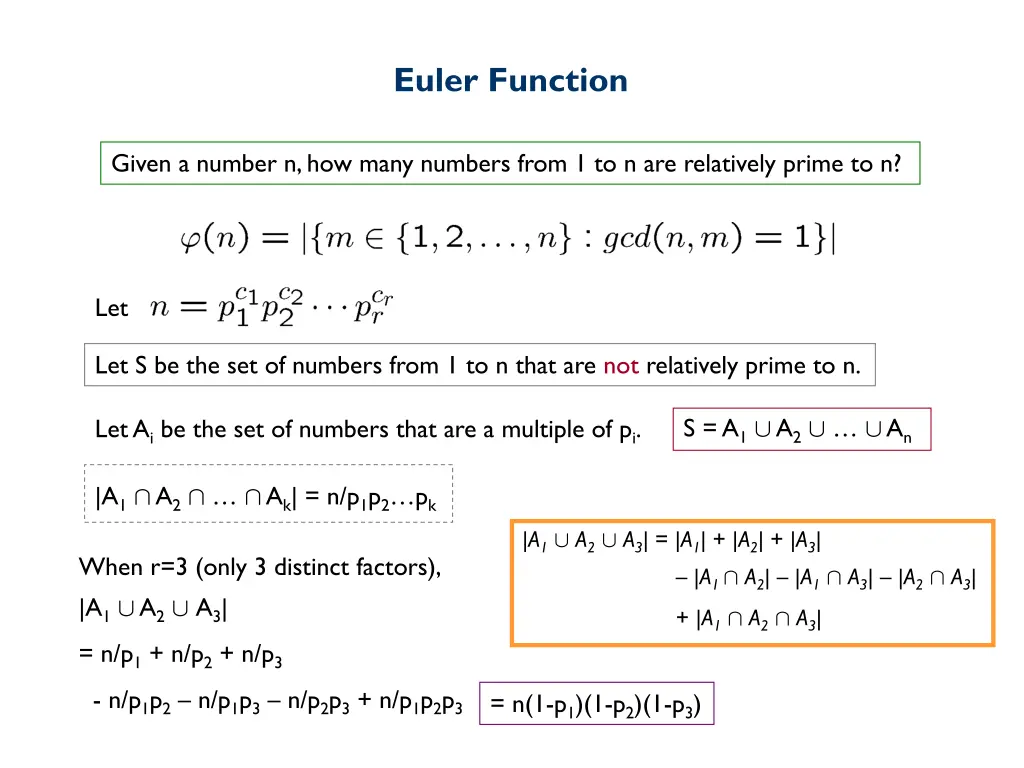euler function 3