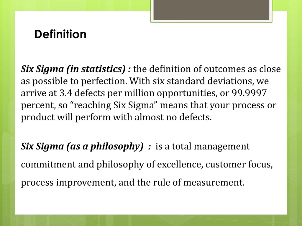 definition