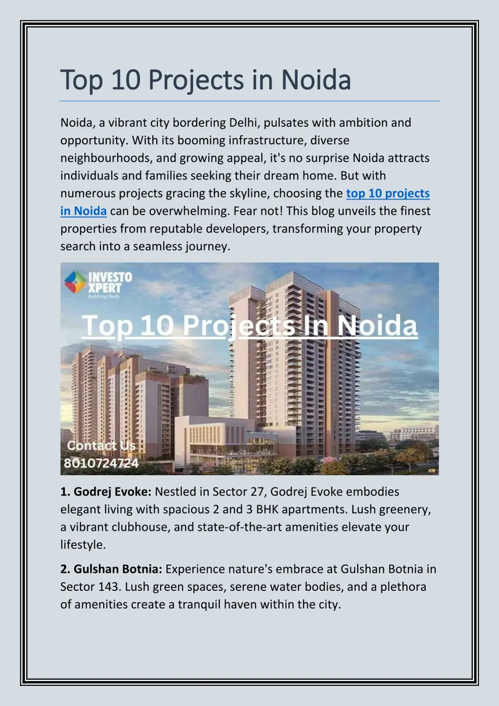 top 10 projects top 10 projects in in noida