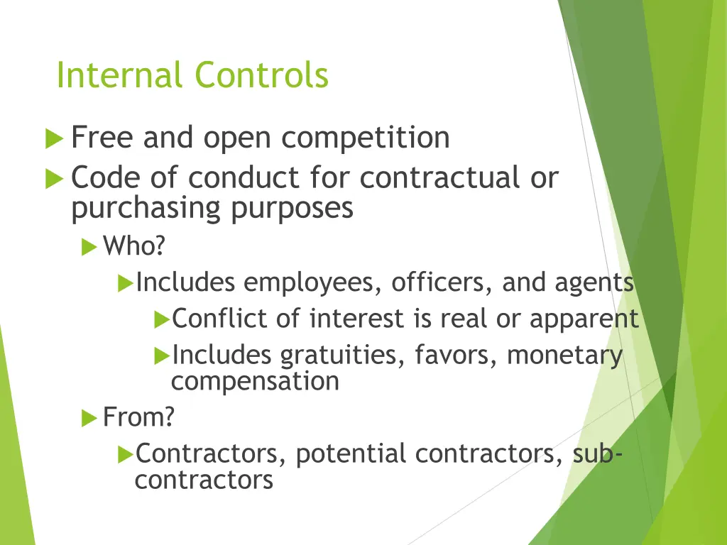 internal controls 1