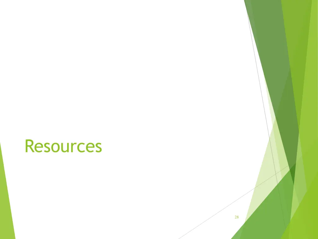resources