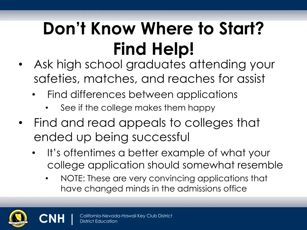 don t know where to start find help