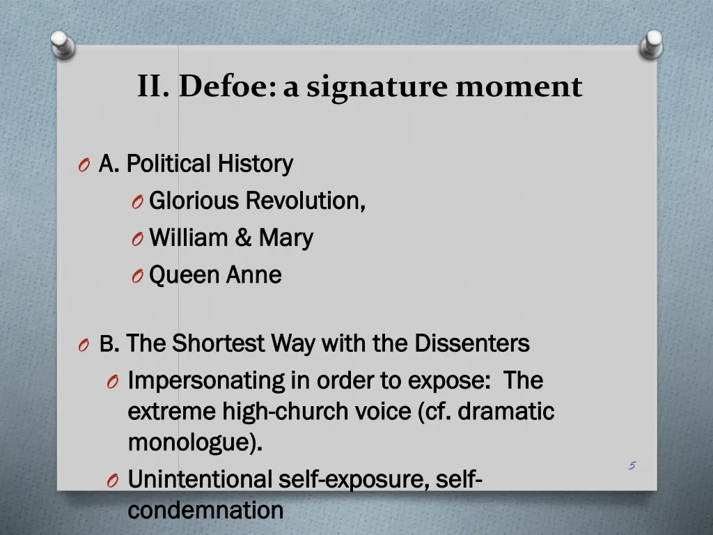 ii defoe a signature moment