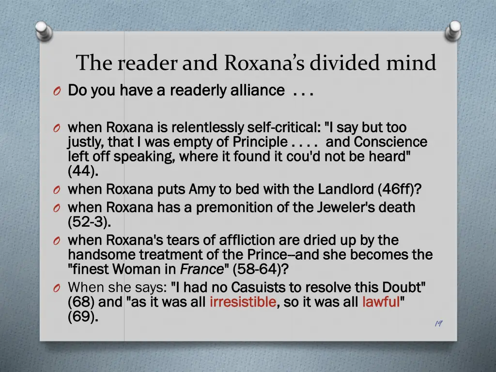 the reader and roxana s divided mind