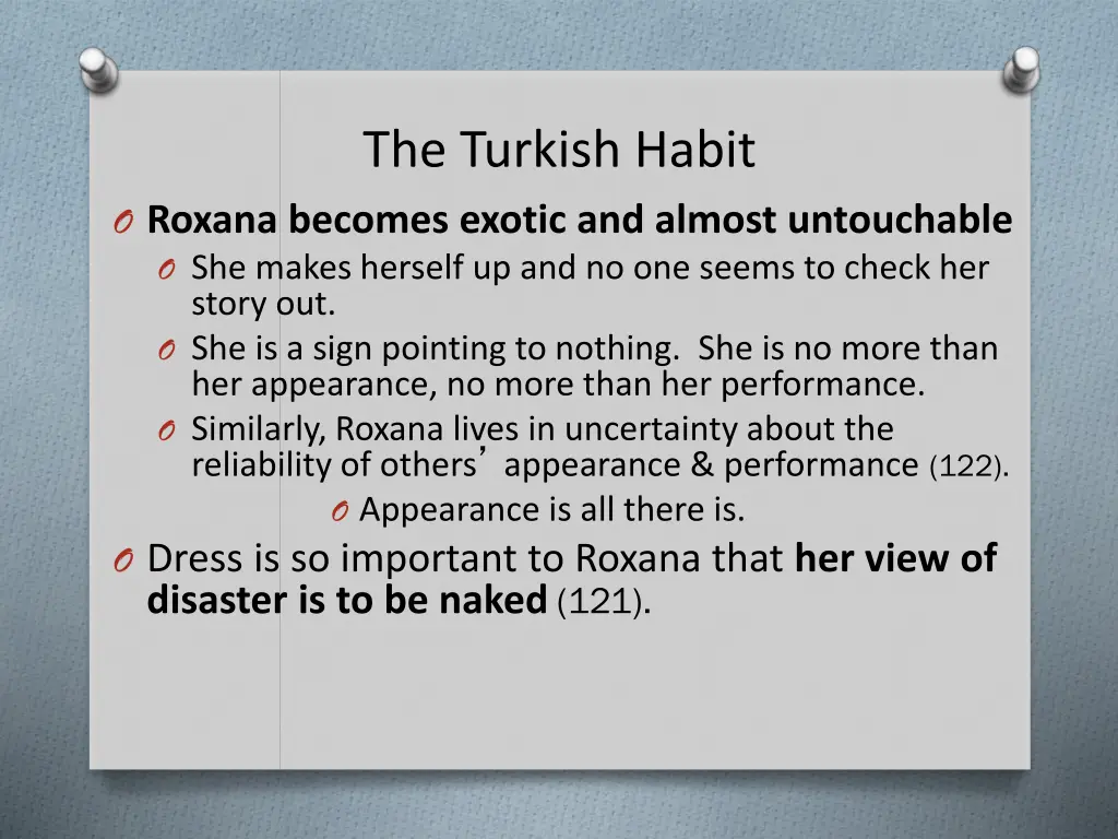 the turkish habit