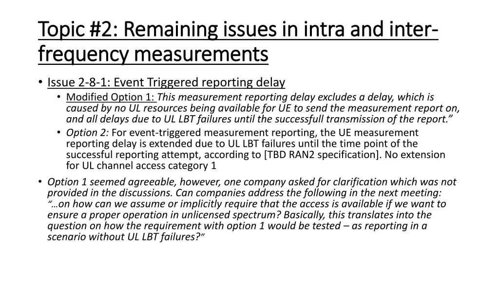 topic 2 remaining issues in intra and inter topic 10