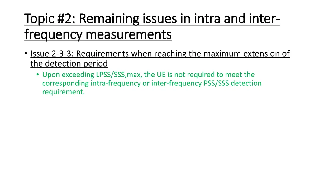 topic 2 remaining issues in intra and inter topic 4