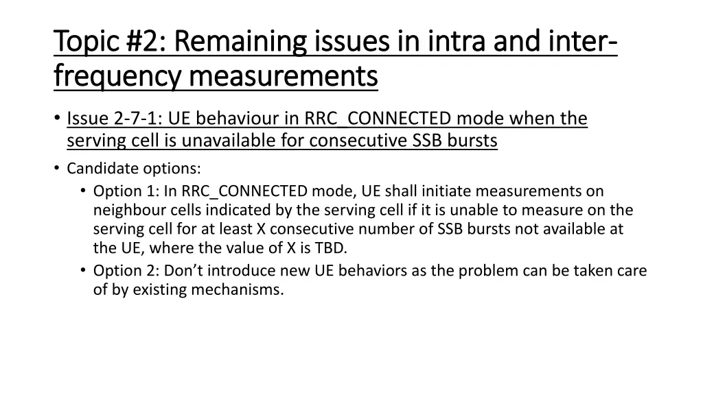 topic 2 remaining issues in intra and inter topic 9