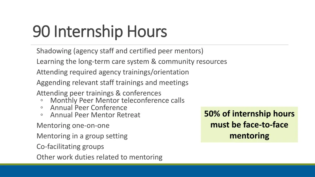 90 90 internship hours internship hours