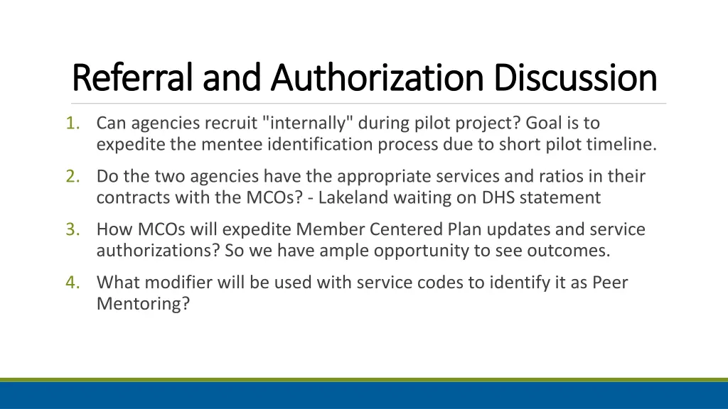 referral and authorization discussion referral
