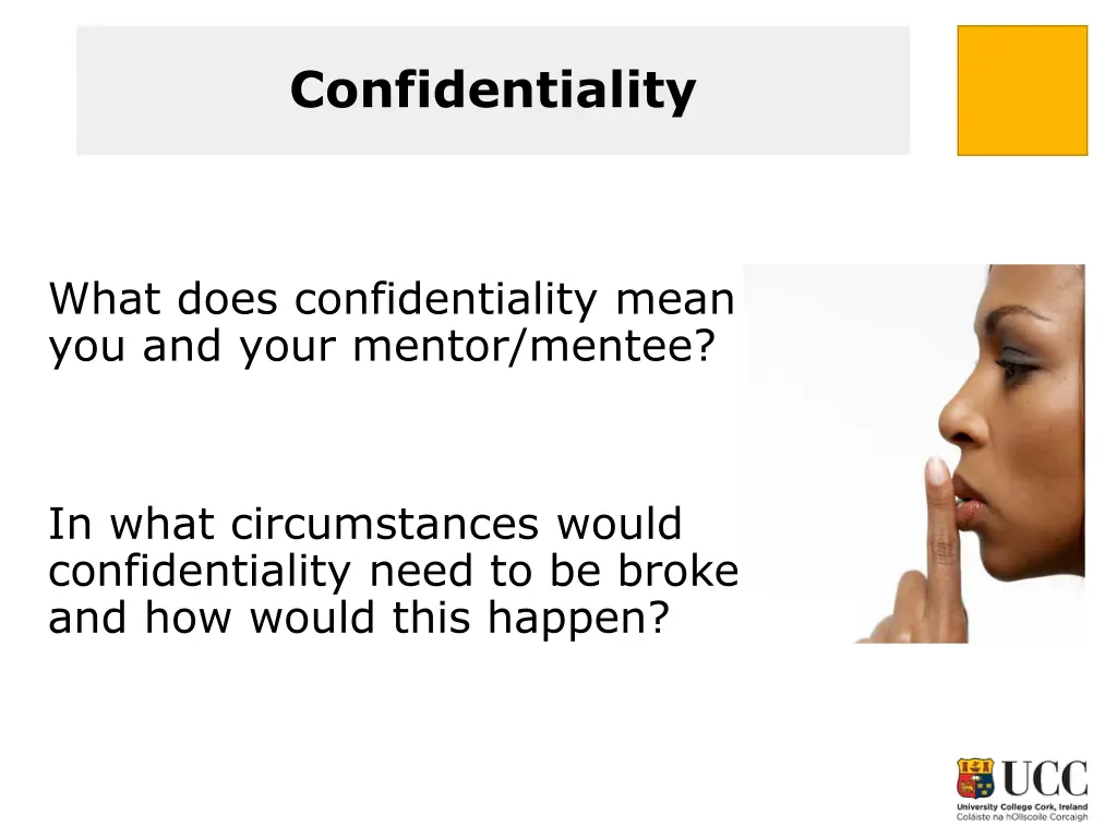confidentiality