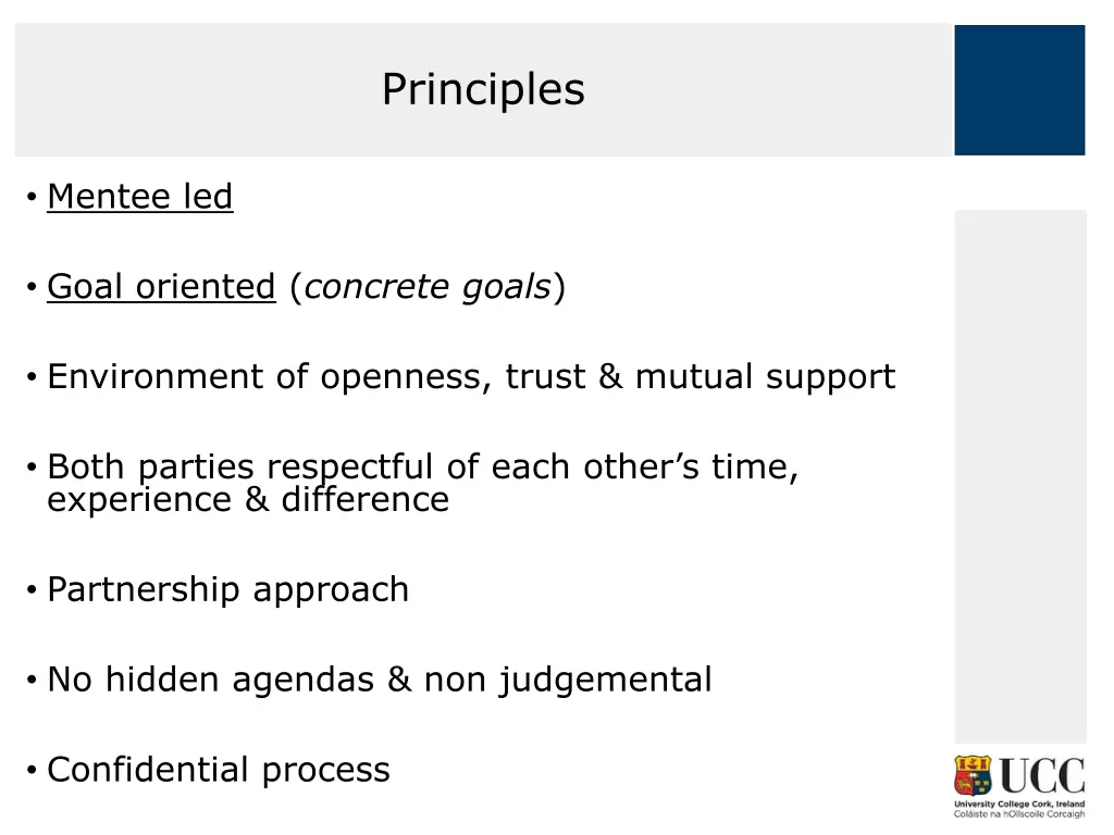 principles