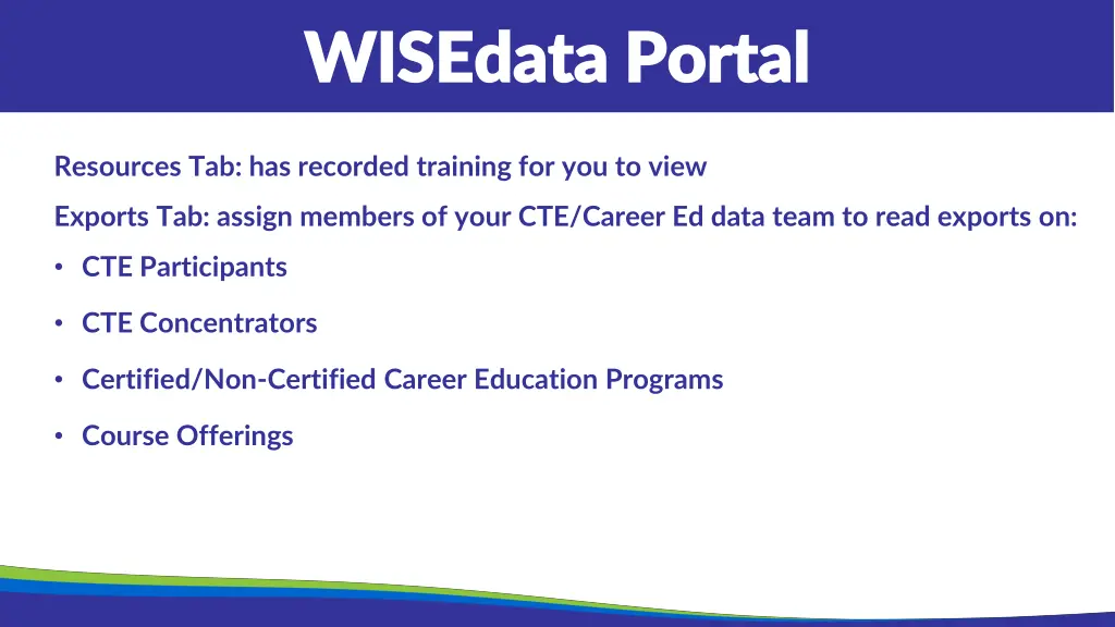 wisedata portal wisedata portal