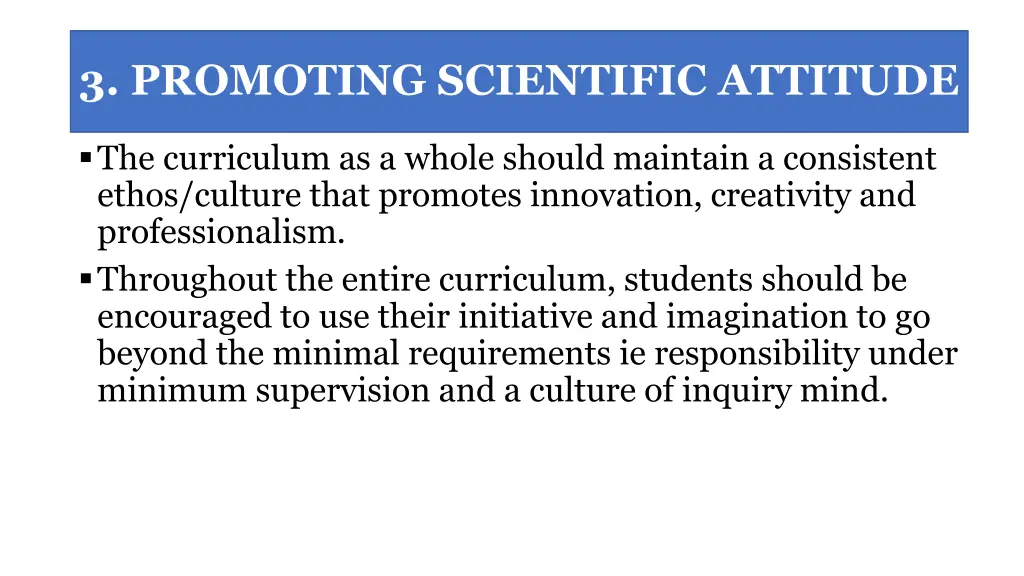 3 promoting scientific attitude