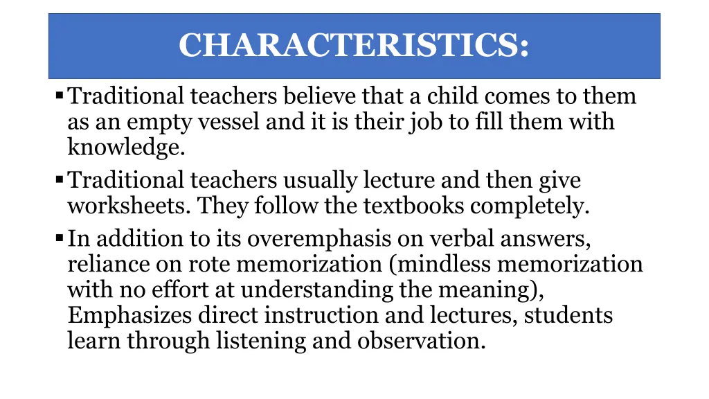 characteristics 1