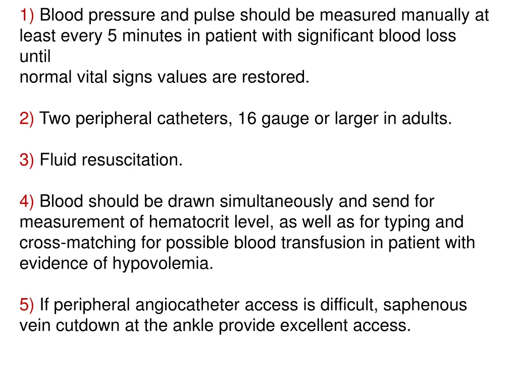 1 blood pressure and pulse should be measured